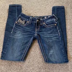Miss Me Brand Skinny Jeans, Size 24 NWOT